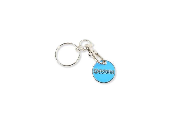 Picture of Shopping cart token (1 pu = 1 piece)   incl. key ring and carabiner clip