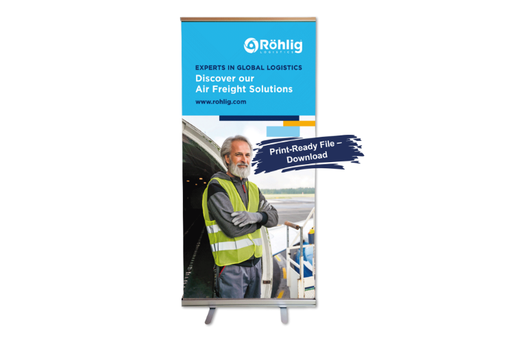 Picture of Roll-Up Air Freight Solutions People - Download 
