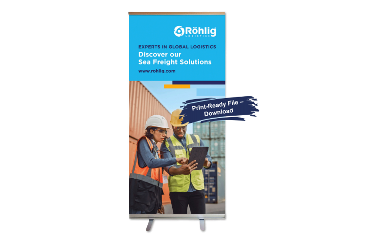 Picture of Roll-Up Sea Freight Solutions People - Download 